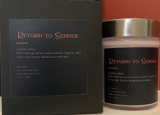 Return to Sender Candles
