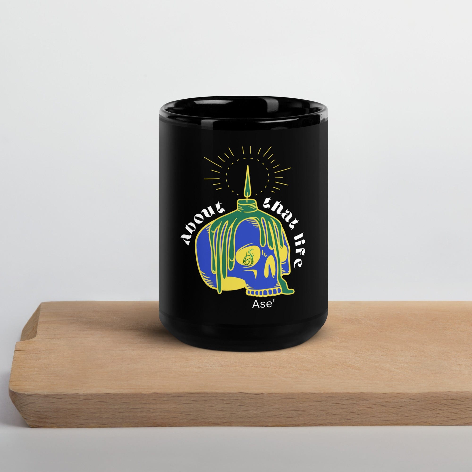 Black Ceramic Mug