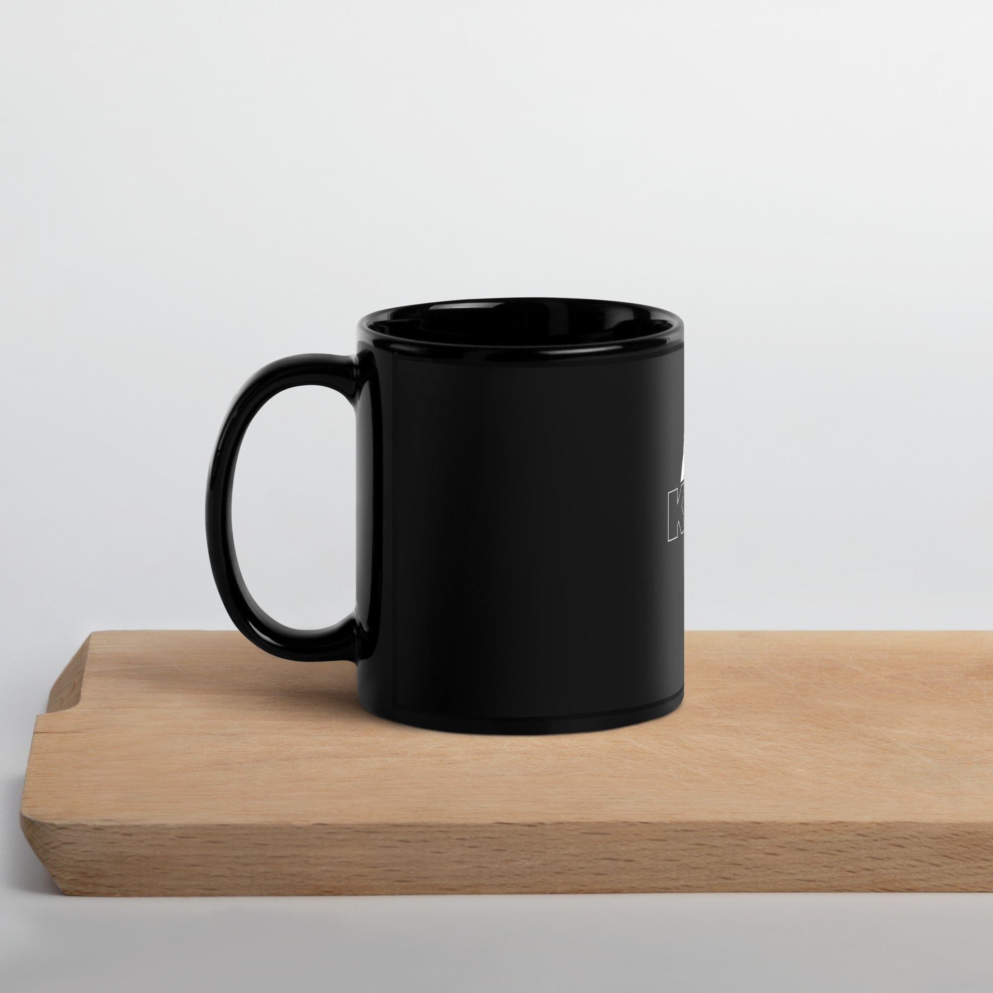 I Am King Black Mug