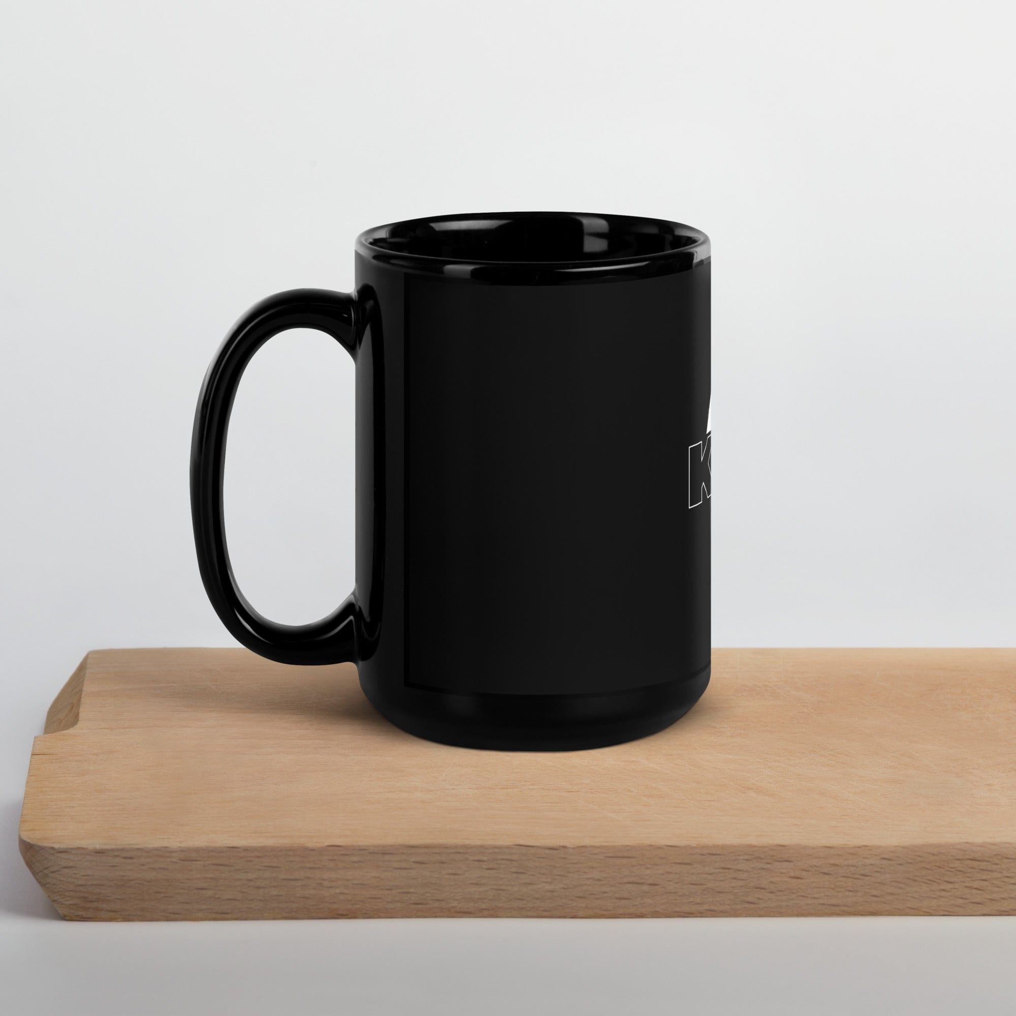 I Am King Black Mug