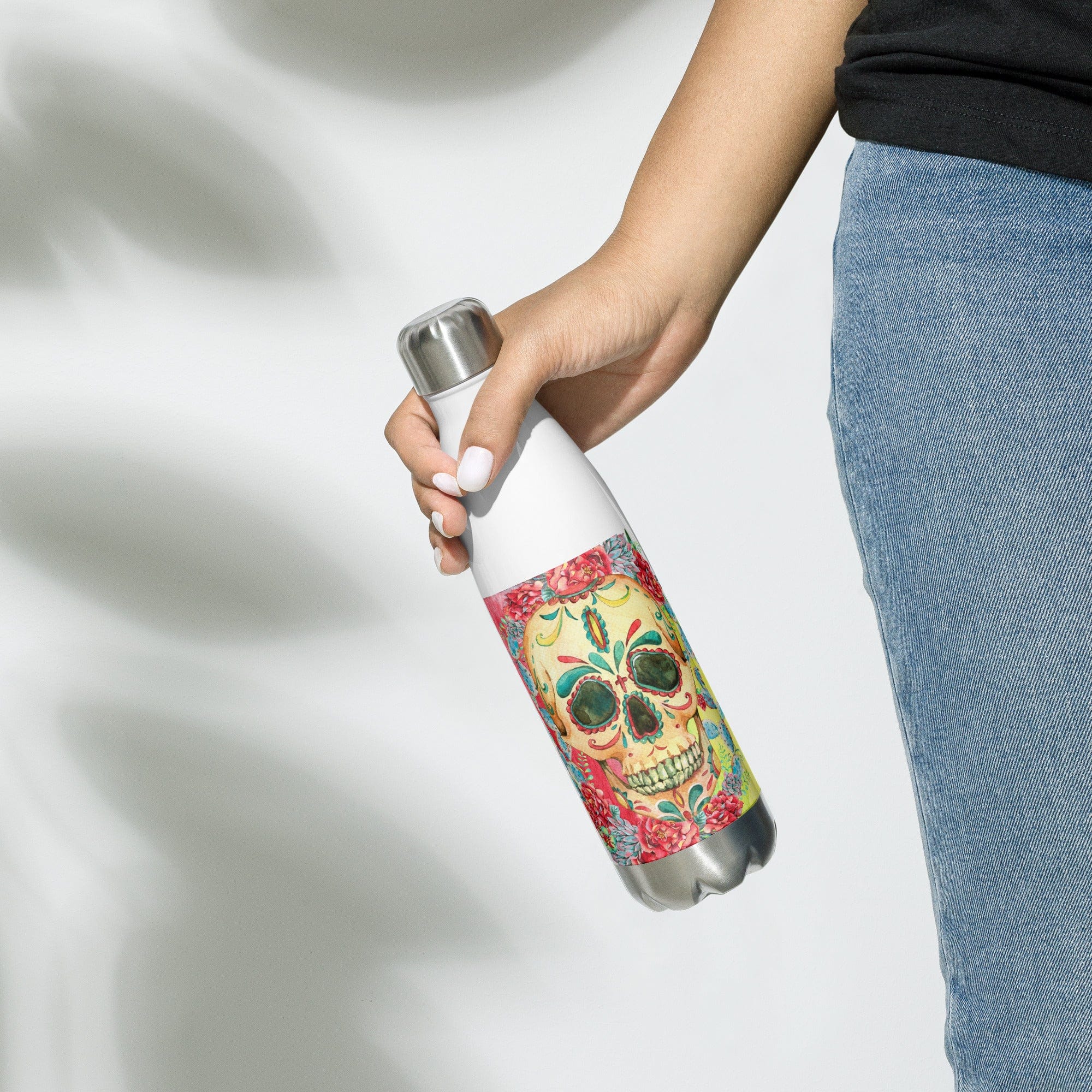 Sugar Skull Water Bottle