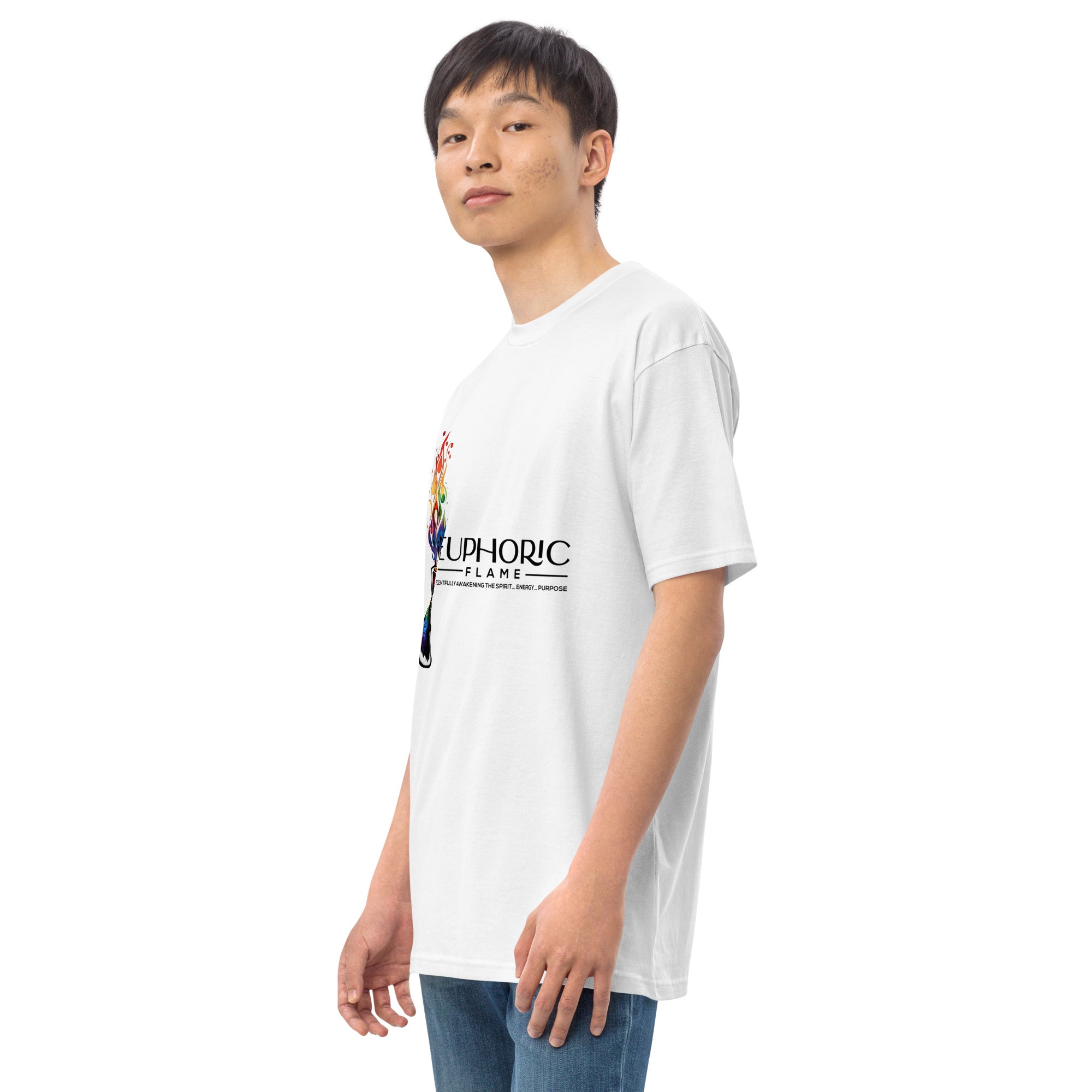 Euphoric Flame Men’s premium heavyweight tee